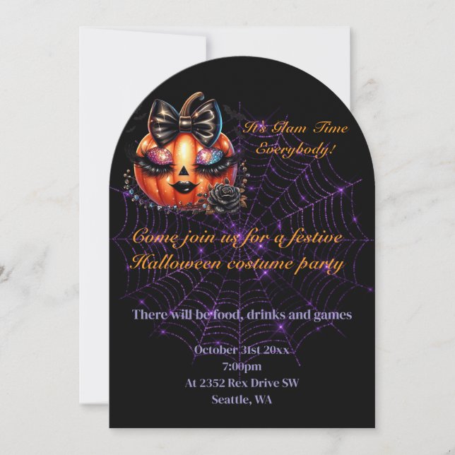 Halloween-Party-Einladung Einladung (Vorderseite)