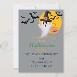 Halloween-Party-Einladung  Einladung