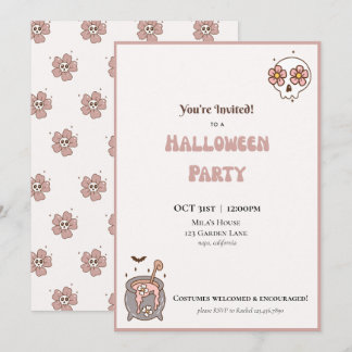 Halloween-Party-Einladung Einladung
