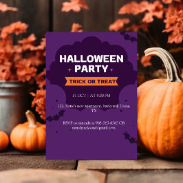 Halloween-Party, Einladung, Einladung