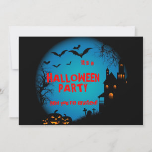 Halloween-Party-Einladung Einladung