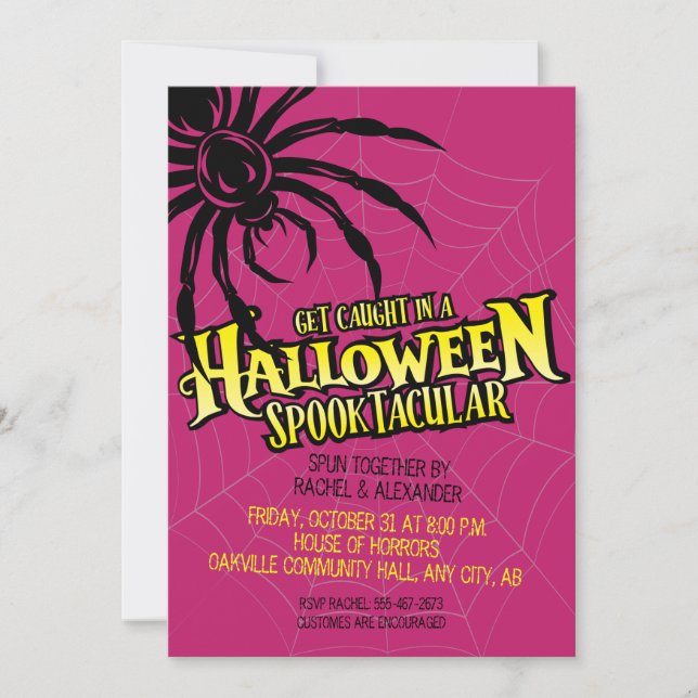 Halloween-Party-Einladung Einladung (Vorderseite)