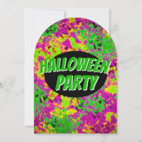 Halloween-Party-Einladung