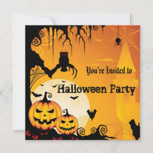 Halloween-Party-Einladung Einladung