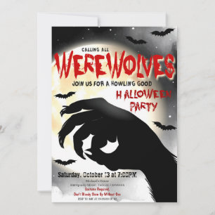 Halloween-Party-Einladung Einladung