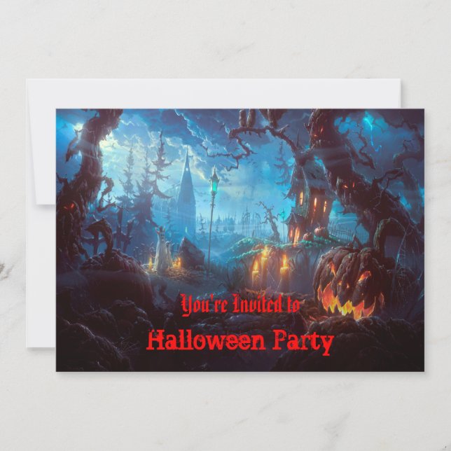 Halloween-Party-Einladung Einladung (Vorderseite)
