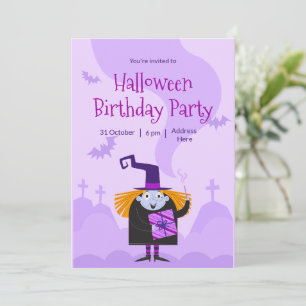 Halloween-Party-Einladung, Halloween-Geburtstag Einladung