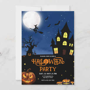 Halloween-Party-Einladung, Halloween-Kostüm-Teil Einladung