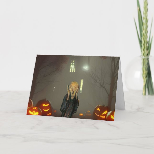 Halloween-Party Einladung. Karte (Vorderseite)