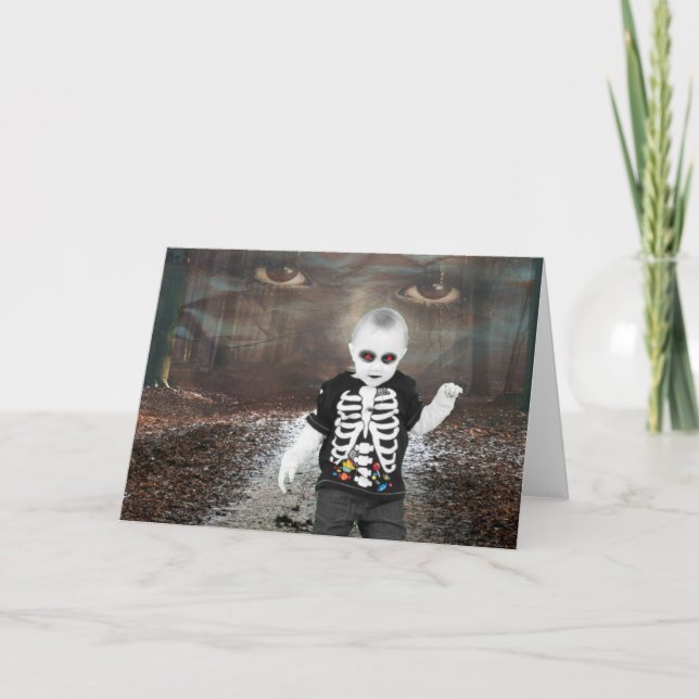 Halloween-Party Einladung. Karte (Vorderseite)