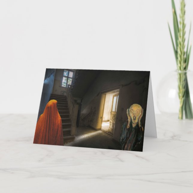 Halloween-Party Einladung. Karte (Vorderseite)