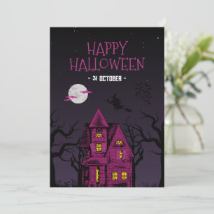 Halloween-Party-Einladung, Kinder Gruselnacht Teil Einladung