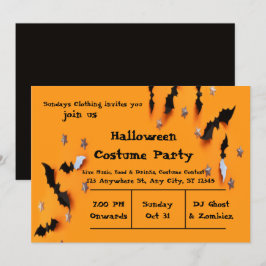 Halloween-Party Einladung modernes niedliches Des