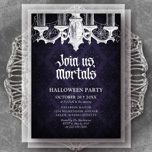 Halloween-Party Elegant Gothic Einladung