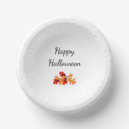Halloween-Party Elegante Herbstlaube Pappteller