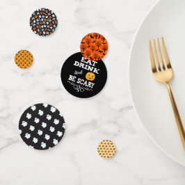 Halloween-Party essen Drink & Be Beängstigend Pump Konfetti