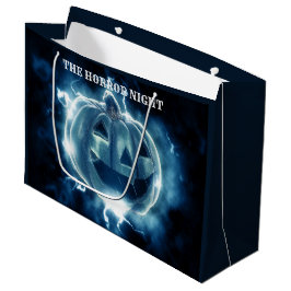 Halloween-Party Evil Blue Pumpkin Horror Beängstig Große Geschenktüte
