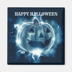Halloween-Party Evil Blue Pumpkin Horror Beängstig Magnet