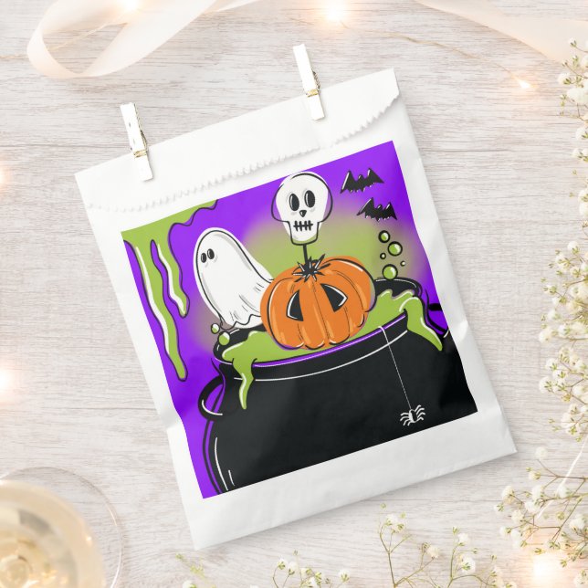 Halloween-Party Favor Bag Geschenktütchen (Ausgeschnitten)