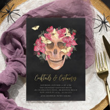 Halloween-Party "Floral Skull"