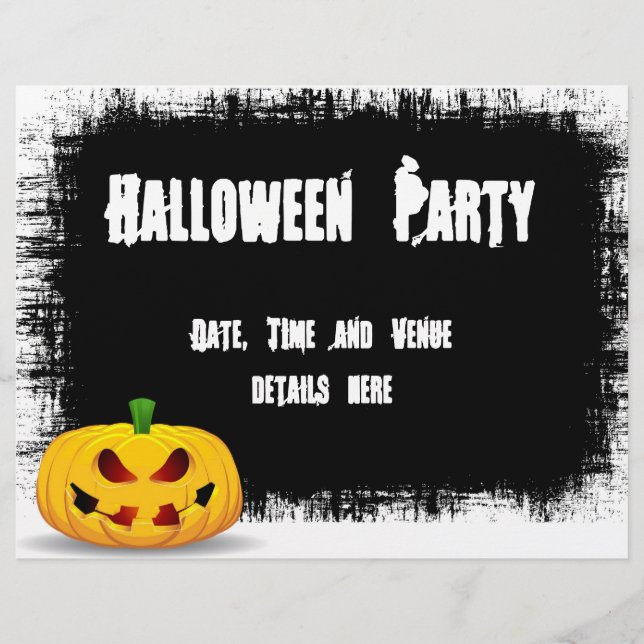 Halloween-Party Flyer (Vorne)