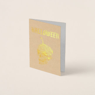 Halloween-Party Folienkarte