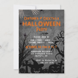 Halloween-Party für Erwachsene Einladung