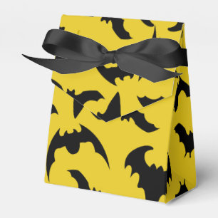 Halloween-Party für Gelb und Schwarze Fledermäuse Geschenkschachtel
