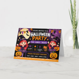 Halloween-Party für Kinder Einladung Süßer Gruse