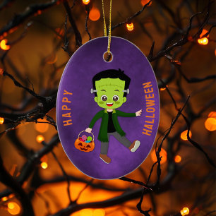 Halloween-Party für Kinder Frankenstein Keramik Ornament