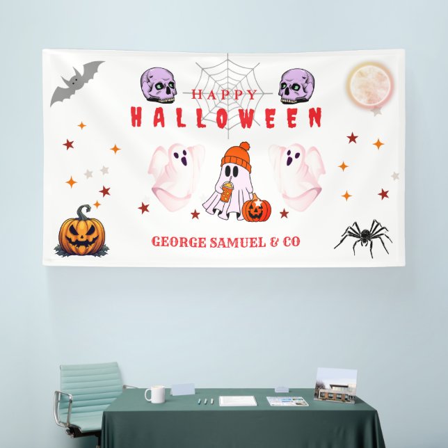 Halloween-Party für kundenspezifische Logos für kl Banner (Messe)