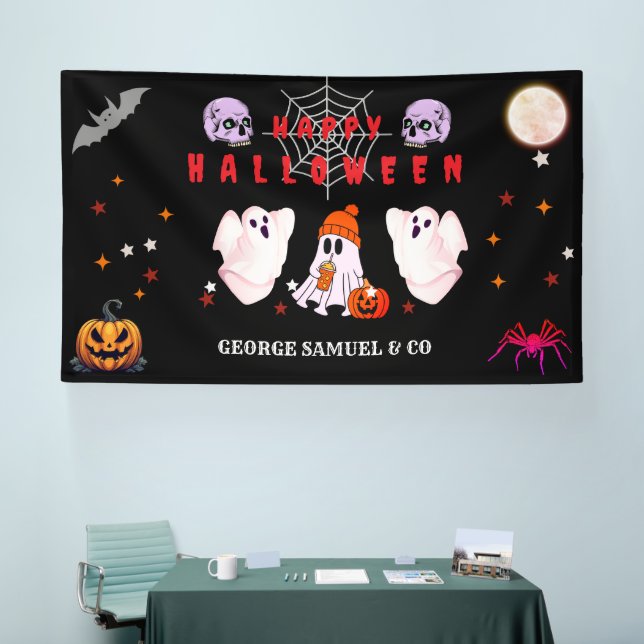 Halloween-Party für kundenspezifische Logos für kl Banner (Messe)