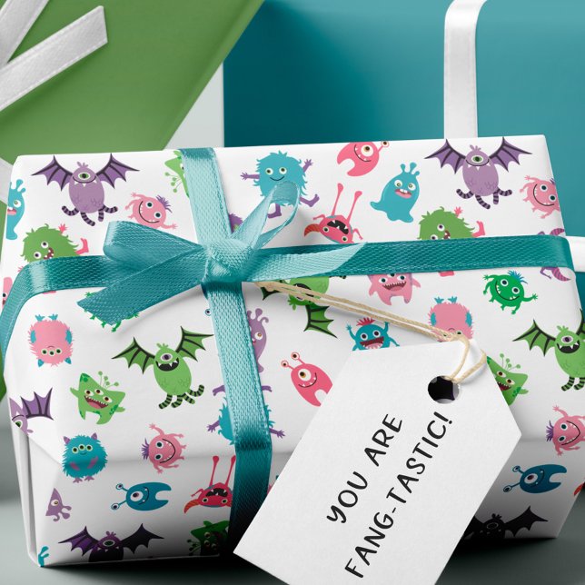 Halloween-Party für lustige Monster-Mash-Muster Geschenkpapier (Von Creator hochgeladen)