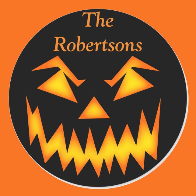 Halloween-Party Gefallen Beutel Beängstigende Aufk Runder Aufkleber (Von Creator hochgeladen)