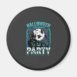 Halloween-Party-Geister-Kürbis-Vektordesign Magnet