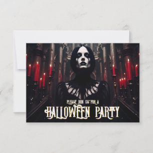 Halloween-Party – Gothic-Dunkle Einladung