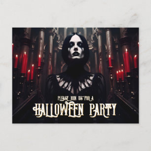 Halloween-Party – Gothic-Dunkle Einladung