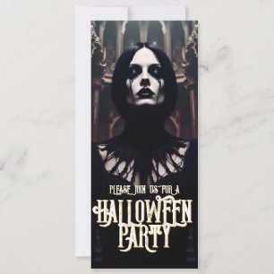 Halloween-Party – Gothic-Dunkle Einladung