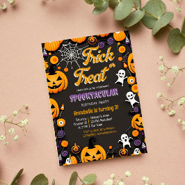 Halloween-Party-Groovy-Retro probieren oder behand Einladung