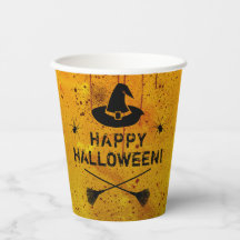 Halloween Party Grunge Hexenhut Brüder Spinnen