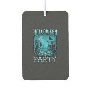 Halloween-Party Grusel-Haus Kürbisse Totenkopf Hex Autolufterfrischer