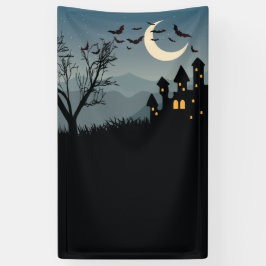 Halloween-Party-Hintergrund für Foto-Stand Banner