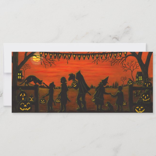 Halloween, party.invitations, Süßes sonst gibt's Einladung (Vorderseite)