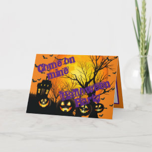 Halloween-Party Karte