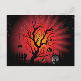 Halloween-Party-Karte Einladungspostkarte