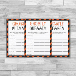 Halloween-Party-Kategorien und Wortspiel