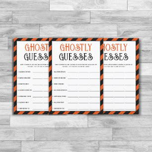 Halloween-Party-Kategorien und Wortspiel