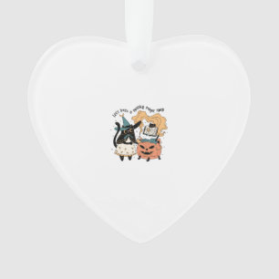 Halloween-Party-Katze-Mama-Kostüm Langarm-T-Shirt Ornament
