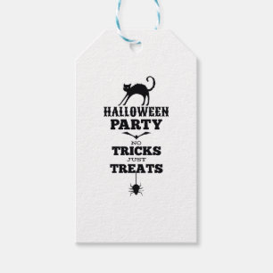 Halloween-Party keine Leckereien nur Tricks lustig Geschenkanhänger