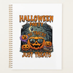 Halloween-Party Keine Tracks Nur Treats Sonnenbril Planer